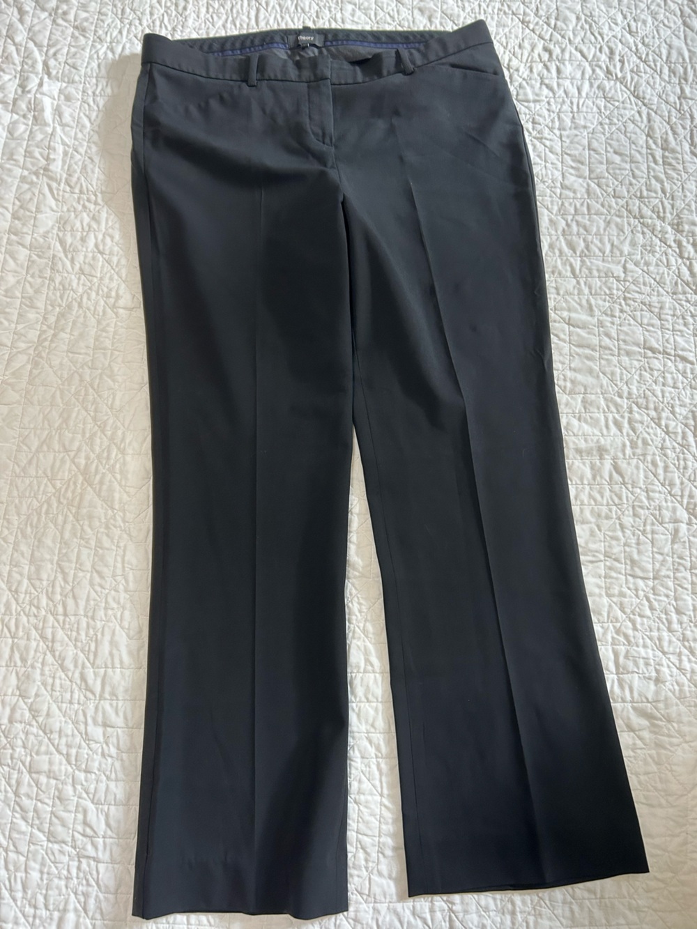 Theory Max 2 Classic Black Dress Pants